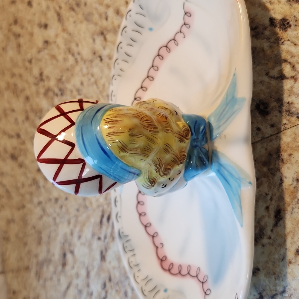 Extremely Rare Vintage Lefton Miss Dainty Candy Dish - Picture 6 of 9
